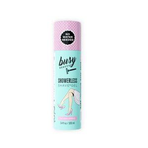 New BUSY BEAUTY Showerless Shave Gel 3.4 oz No Water Needed